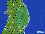 岩手県のアメダス実況(気温)(2018年03月08日)