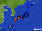 アメダス実況(日照時間)(2018年03月09日)