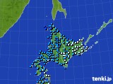 北海道地方のアメダス実況(気温)(2018年03月09日)