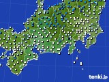 2018年03月10日の東海地方のアメダス(気温)