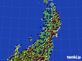 東北地方のアメダス実況(日照時間)(2018年03月11日)