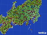 関東・甲信地方のアメダス実況(日照時間)(2018年03月11日)