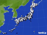 アメダス実況(風向・風速)(2018年03月11日)