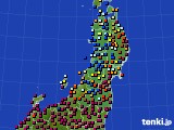 東北地方のアメダス実況(日照時間)(2018年03月12日)