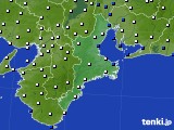 三重県のアメダス実況(風向・風速)(2018年03月12日)