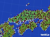 中国地方のアメダス実況(日照時間)(2018年03月13日)