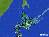 北海道地方のアメダス実況(気温)(2018年03月14日)