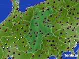 長野県のアメダス実況(日照時間)(2018年03月15日)