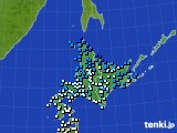 北海道地方のアメダス実況(気温)(2018年03月15日)