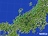 北陸地方のアメダス実況(風向・風速)(2018年03月15日)