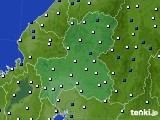 岐阜県のアメダス実況(風向・風速)(2018年03月15日)