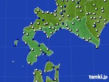 道南のアメダス実況(風向・風速)(2018年03月15日)
