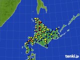 2018年03月16日の北海道地方のアメダス(積雪深)