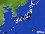 アメダス実況(風向・風速)(2018年03月16日)