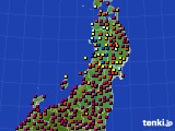 東北地方のアメダス実況(日照時間)(2018年03月17日)