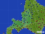 道央のアメダス実況(日照時間)(2018年03月17日)