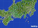 東海地方のアメダス実況(気温)(2018年03月17日)