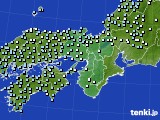 近畿地方のアメダス実況(降水量)(2018年03月19日)