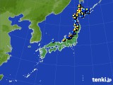 アメダス実況(積雪深)(2018年03月20日)