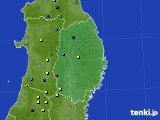 岩手県のアメダス実況(積雪深)(2018年03月20日)