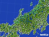 北陸地方のアメダス実況(気温)(2018年03月20日)