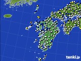 九州地方のアメダス実況(風向・風速)(2018年03月20日)