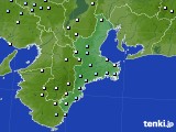 三重県のアメダス実況(降水量)(2018年03月21日)