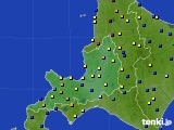 道央のアメダス実況(積雪深)(2018年03月22日)