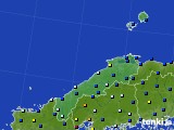 島根県のアメダス実況(日照時間)(2018年03月22日)