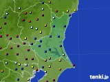 茨城県のアメダス実況(日照時間)(2018年03月23日)