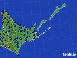 道東のアメダス実況(気温)(2018年03月23日)