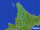 2018年03月23日の道北のアメダス(風向・風速)