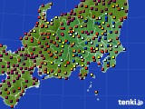 関東・甲信地方のアメダス実況(日照時間)(2018年03月24日)