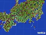 東海地方のアメダス実況(日照時間)(2018年03月24日)