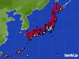 アメダス実況(日照時間)(2018年03月27日)