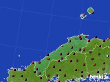 2018年03月29日の島根県のアメダス(日照時間)