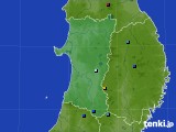 秋田県のアメダス実況(積雪深)(2018年03月31日)