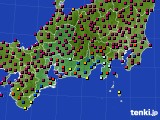 2018年03月31日の東海地方のアメダス(日照時間)