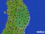 岩手県のアメダス実況(日照時間)(2018年03月31日)