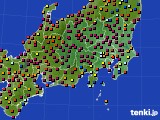 関東・甲信地方のアメダス実況(日照時間)(2018年04月01日)