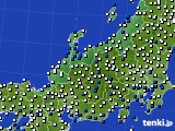 北陸地方のアメダス実況(風向・風速)(2018年04月01日)