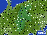 長野県のアメダス実況(風向・風速)(2018年04月01日)