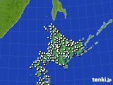 北海道地方のアメダス実況(気温)(2018年04月02日)