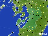 熊本県のアメダス実況(気温)(2018年04月02日)