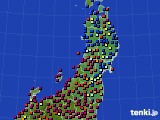 東北地方のアメダス実況(日照時間)(2018年04月03日)