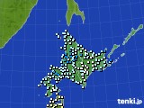 北海道地方のアメダス実況(気温)(2018年04月03日)