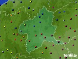 群馬県のアメダス実況(日照時間)(2018年04月04日)