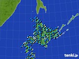 北海道地方のアメダス実況(気温)(2018年04月04日)