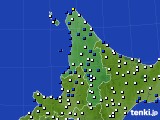 2018年04月04日の道北のアメダス(風向・風速)