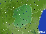 栃木県のアメダス実況(風向・風速)(2018年04月04日)